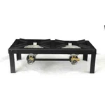 New! Basecamp Double Burner Angle Iron Camping Stove, Black F235830. Price: $49.99.