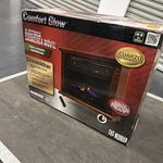 Comfort Glow Mobile Electric Fireplace, 4600 Btus Heats Up To 400 Sq Ft QF4570R New. Price: $216.00.