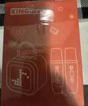 King Lucky Mini Karaoke Machine Portable Bluetooth Speaker With 2 Wireless Mic New. Price: $13.99.