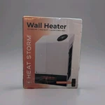 Storm HS-1000-WX Quartz Infrared Wall Heater 1000W Remote Control White New. Price: $35.00.