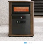 Utilitech Infrared Wood Cabinet Heater With Adjustable Thermometer 6023320 (c) Open. Price: $110.00.