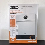 Dreo 517S Smart Wall-mounted Heater 1500W Ceramic Remote Alexa Google Home New. Price: $59.40.