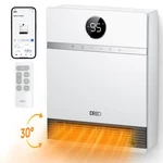 Dreo Smart Wall Heater, IP24 Electric Ptc Space Heaters For Standard, White New. Price: $142.06.