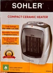 Sohler SCHS1 Ceramic Space Heater 1500W Portable Compact Adjustable Thermostat New. Price: $22.79.
