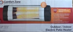 Comfort Zone Electric Radiant Heaters Carbon Fiber 1500 Watts 5120 New. Price: $99.99.