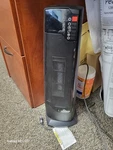 Lasko CT22835 1500W Oscillating Ceramic Tower Space Heater - Black Used. Price: $21.00.