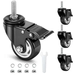 Inch Wheels, Casters Set Of 4,1/2"-13 X (screw Diameter 1/2", Scre... New. Price: $34.31.