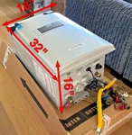 Noritz Tankless Hot Water Heater NRCP1112-DV-NG Vgc Works Was Used Years. Price: $2800.00.