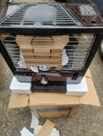 Vintage Sanyo Ohr 240 Kerosene Heater With Original Box & Manual Open. Price: $220.00.
