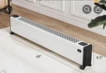 Rovsun 48" Baseboard Heater, 1500W Electric Space Heater/ Humidifier New. Price: $99.00.
