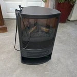 Better Homes & Gardens Electric Corner Stove Heater 1500W Black 3D Flame Remote Open. Price: $54.39.