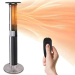 Serenelife Electric Patio Heater Tower W/remote Control, IP24 Approved, 1500W New. Price: $214.99.