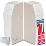 2 Pack Tall End Caps For Oversized Baseboard Heater Covers - 9 Inch Pl... New. Price: $38.30.