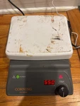 Corning PC-400D Hot Plate 7.5"X6" Surface, Tested Working No Power Cable Used. Price: $139.00.