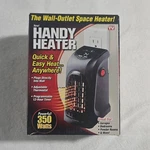 Handy Heater Wall-outlet 350W Ceramic Space Timer Remote Control New. Price: $13.44.