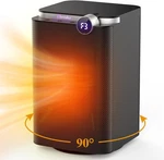 Elevoke Space Heater, Heaters Indoor Use 1500W Ptc Electric Black Open. Price: $32.63.