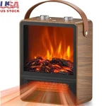 Electric Fireplace Space Heater 1500W Portable Indoor 3D Flame Safety Protection New. Price: $90.44.