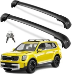 Kinggeri Roof Rack Cross Bars For Kia Telluride 2019-2026 Ex Sx Flush Rails New. Price: $130.91.
