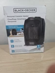 Black+decker 1,500-WATT Electric Personal Ceramic Space Heater BHDC201 New. Price: $15.00.