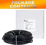 New Infrared DR-9RC2250 Heating Cables For Pipes And Roof Ft Black 240V. Price: $245.00.