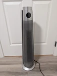 Dreo 1500W Solaris 818 Oscillating Heater For Home/bedroom - Silver Open. Price: $55.99.