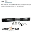 King Electric Indoor/outdoor Infrared Heater 61" 4500W 240V Open. Price: $560.00.