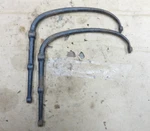 Nos Early 1928 Model Ford Sedan Rear Fender Braces Original Brackets Pair New. Price: $149.99.
