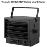 Visionair Heater Ceiling Mount Garage Shop Utility 5000/4000/3000W Settings New. Price: $119.97.