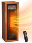 1500W Infrared Heater With Thermostat, Remote,timer, 3 Modes For Indoor Use Open. Price: $69.99.