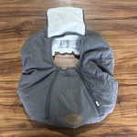 Cozy Cover Infant Carrier Gray & White Fleece Warm Unisex Excellent! Used. Price: $6.64.