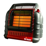 Mr. Big Buddy Portable Propane Radiant Heater, 18,000 Btu, Red, Large, Open. Price: $96.00.