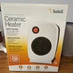 Heater Soleil Personal Electric Ceramic White 250 Watts MH-01 Cool Touch Ext. Used. Price: $14.87.
