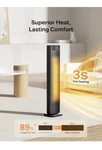 Pelonis 30 Ceramic Tower Space Heater With Adjustable Thermostat For Larg Used. Price: $35.00.