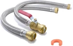 24 Inch Water Heater Connector Kit 3/4" Ball Valve X Fip, Supp New. Price: $63.99.