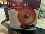 Presto Dish Parabolic Electric Heater 120V Ac 1000 Watts 07924 -3X The Used. Price: $70.00.