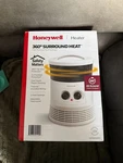 Honeywell HHF360W Degree Surround Fan-forced Space Heater, White New. Price: $34.00.