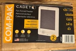 Cadet 120V Com-pak Series Wall Heater Complete Unit White 67549 Open. Price: $60.00.