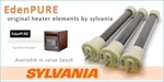 New Edenpure Gen 4 Usa 1000 Bulb Kit Set Of 3 Sylvania Heating Elements US001. Price: $69.99.