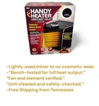 Handy Heater Btu Fan Electric Personal Space Furnace Used. Price: $25.99.