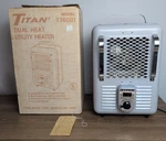 Titan Dual Utility Heater Electric Portable 1300-1500 Watts T760B1 Works! Used. Price: $44.99.