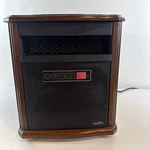 Duraflame 9Q1075ARA Rolling Infrared Electric Heater, 1500W, Used. Price: $139.00.