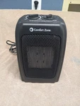 Comfort Zone CZ442E Personal Ceramic Space Heater Portable 1500W W/thermostat Used. Price: $30.00.