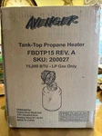 Tank Top Propane Heater 15,000 Btu (lp) Gas Only Single Avenger Nib New. Price: $58.00.