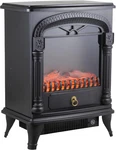 Cozy Electric Fireplace Heater With 3D Flame, Adjustable Thermostat, 1500W New. Price: $163.99.