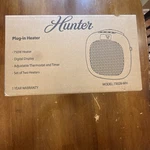 Hunter Plug In Ceramic Small Space Heater 3 Prong Thermostat - 2 Packs Brand New. Price: $49.95.