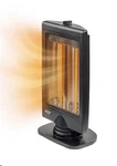 Comfort Zone Oscillating Portable Space Heater, Flat Panel, Halogen, Infrared, Open. Price: $30.40.