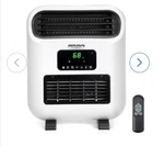 Rovsun 1500W Electric Wall-mounted Space Heater With Remote Control , Timer Open. Price: $40.00.