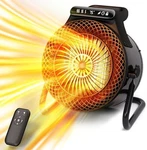 Space Heaters For Indoor Use, 1500W Electric With Remote & Display Thermo New. Price: $71.78.