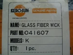 Genuine Kero-sun/toyostove Oem Wick For Model Kerosene Cookstove Heater New. Price: $24.99.