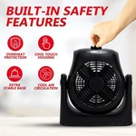 Amaze-heater Dual Comfort 1500W Space & Fan Black Used. Price: $32.63.